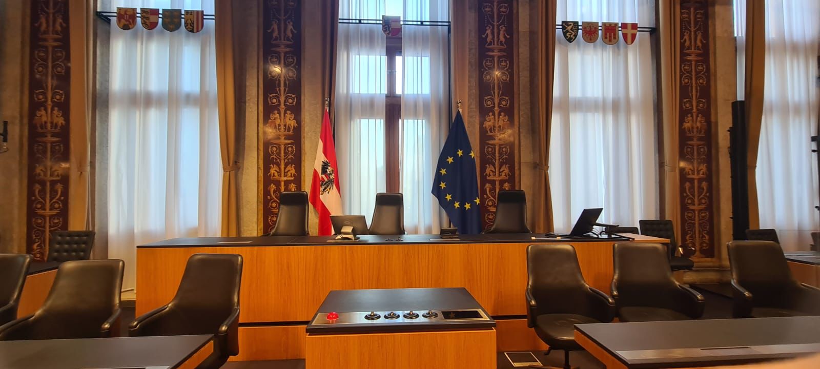 Innenaufnahme aus dem Parlament in Wien